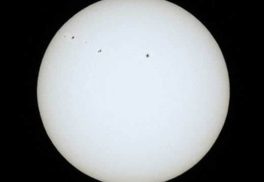 Le soleil le 3 mars 2026